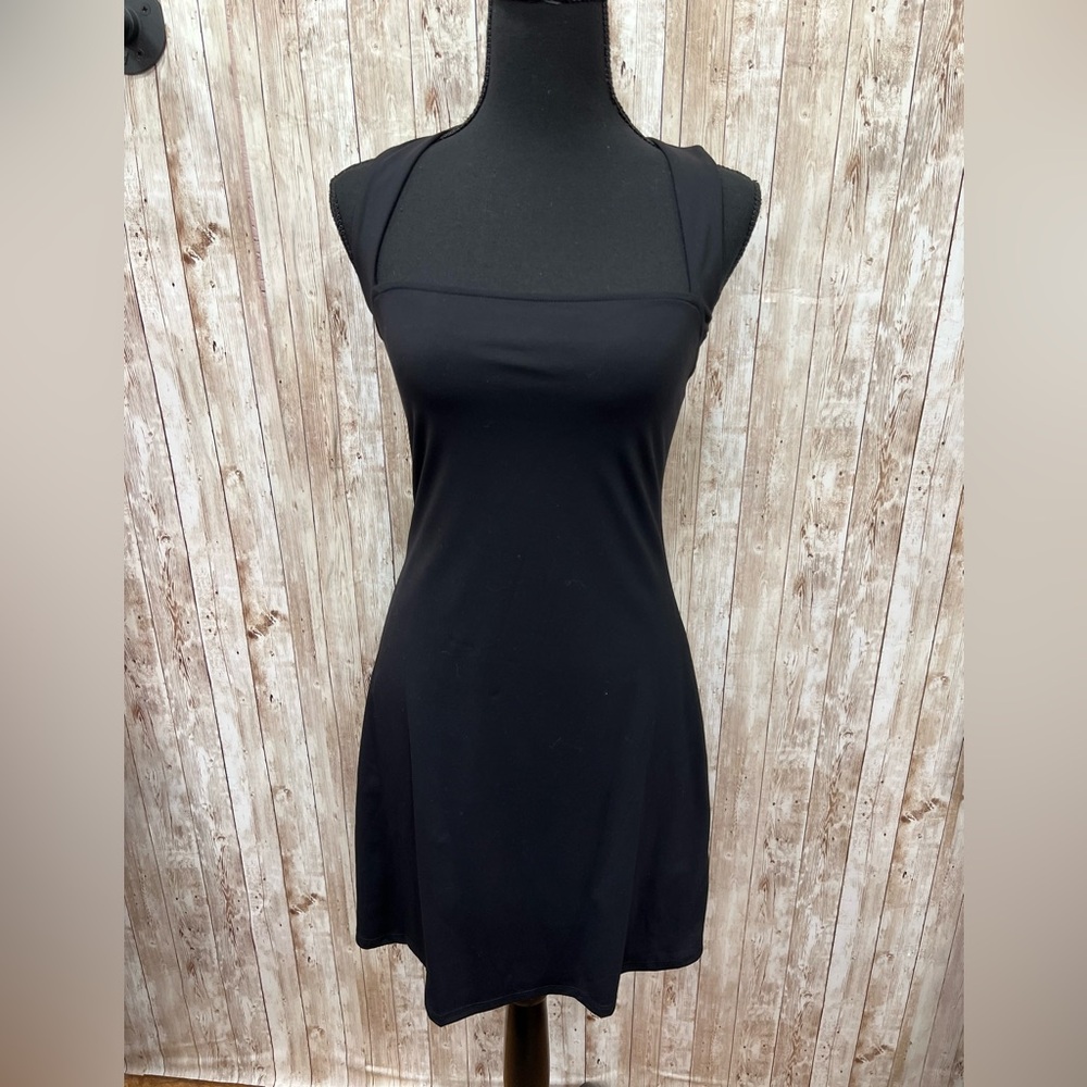 Elegant Black‎ Sleeveless Dress